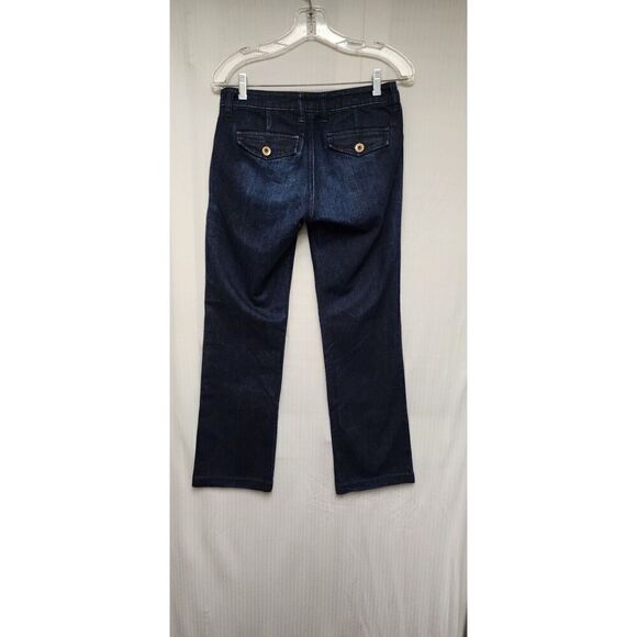 Banana Republic Denim Blue Jeans Straight Leg Girlfriend Jeans Size 27 - Picture 5 of 5